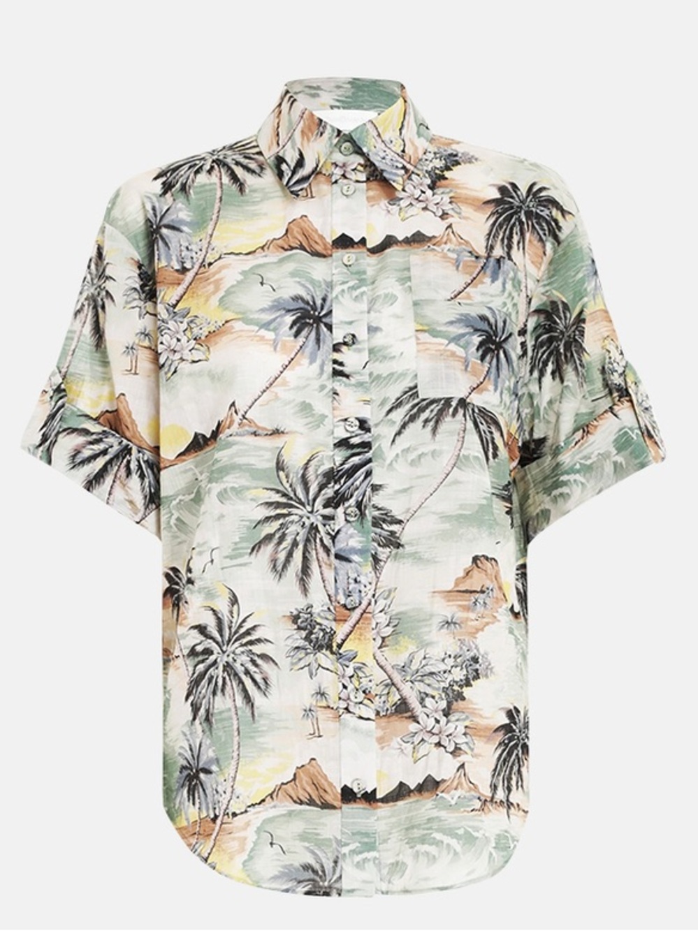 ZIMMERMANN Juliette printed cotton-gauze shirt Size 3 NEW but no tag! Unisex